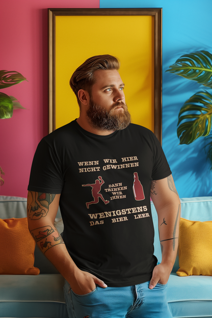 Bio Classic T-Shirt Tischtennis - Bier Leer trinken