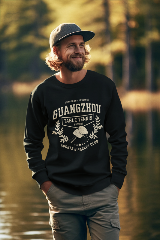 Premium Organic Sweatshirt Tischtennis - Guangzhou
